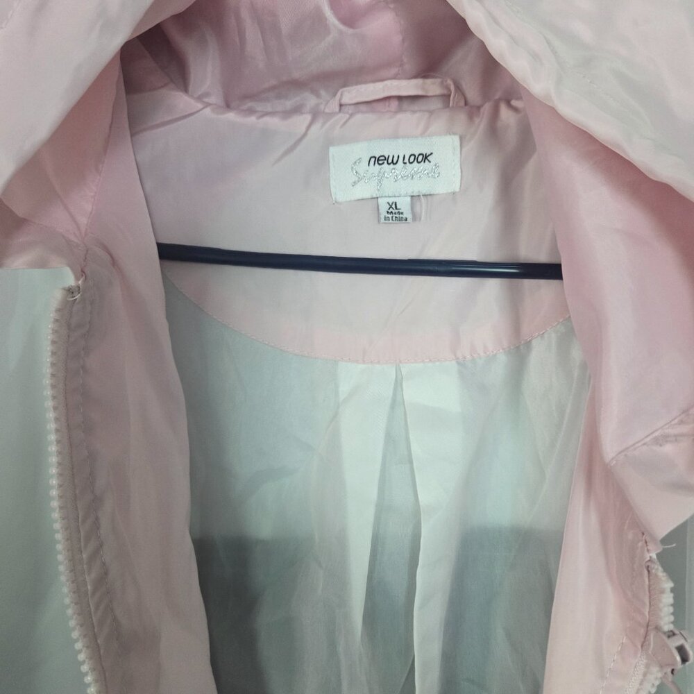 New Look Supreme Windbreaker Pink And White Size XL - Picture 5 of 8